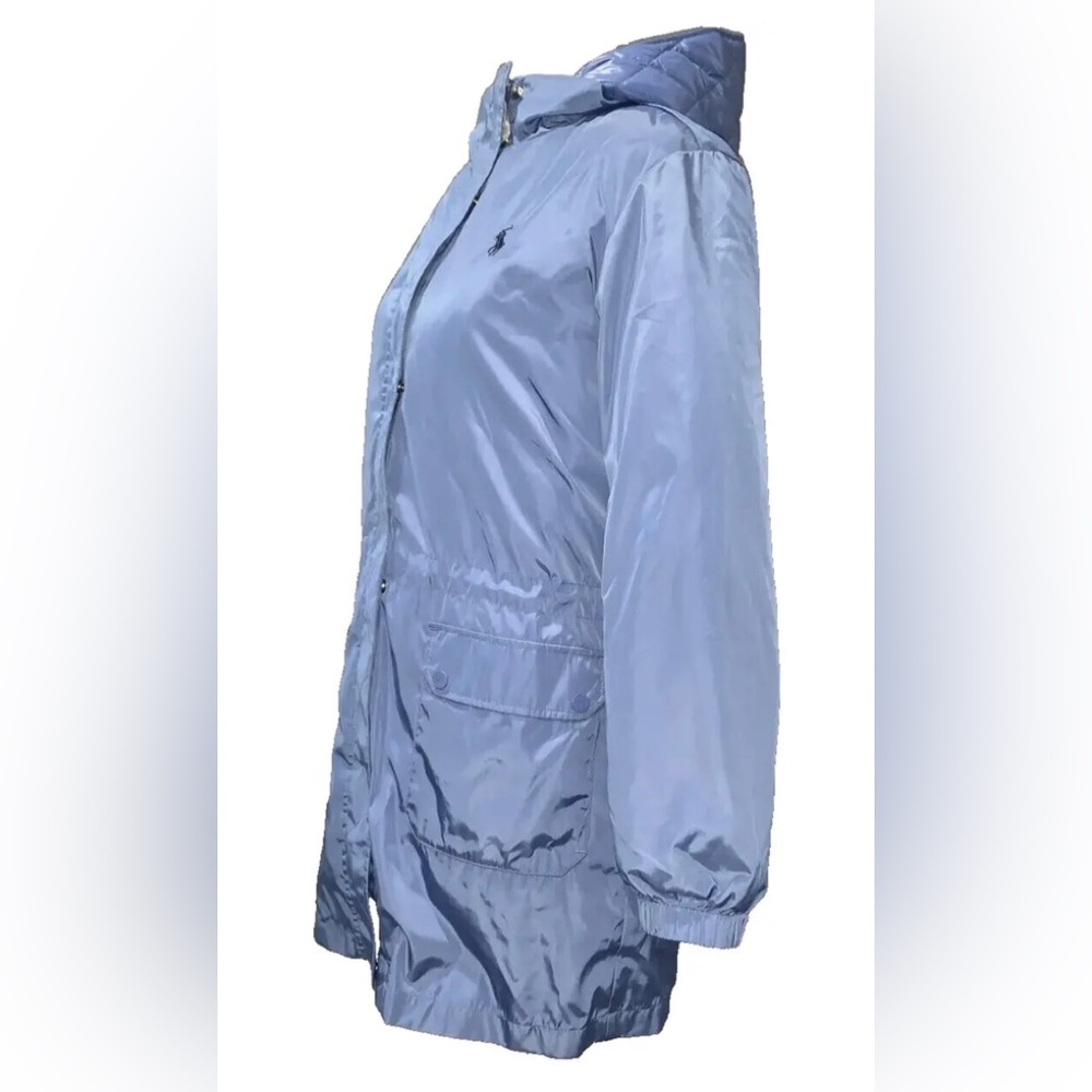NWT Ralph Lauren Polo Golf Convertible 2-In-1 Hooded Jacket Quilted Blue Size M - Picture 9 of 11